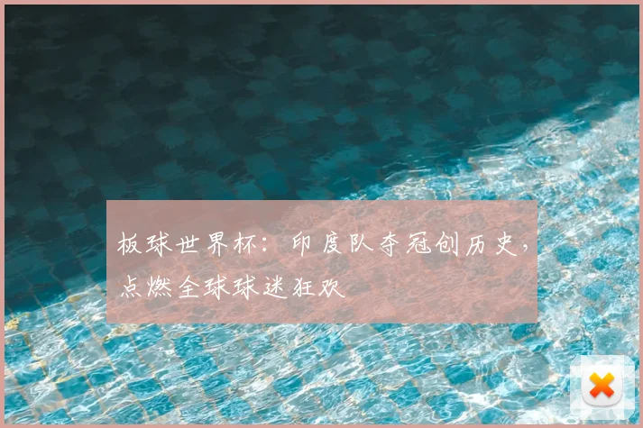 板球世界杯：印度队夺冠创历史，点燃全球球迷狂欢