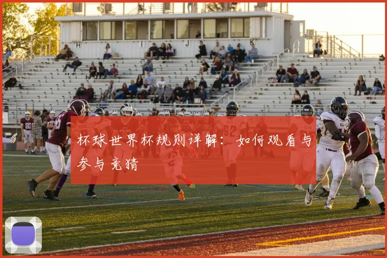 杯球世界杯规则详解：如何观看与参与竞猜